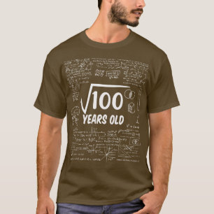 T-shirt Racine carré de 10010e Anniversaire 10 Ans Math