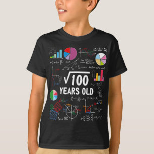 T-shirt Racine carré De 100 10e Anniversaire 10 Anniversai