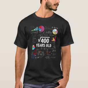 T-shirt Racine carré De 400 20e Anniversaire Cadeaux De 20