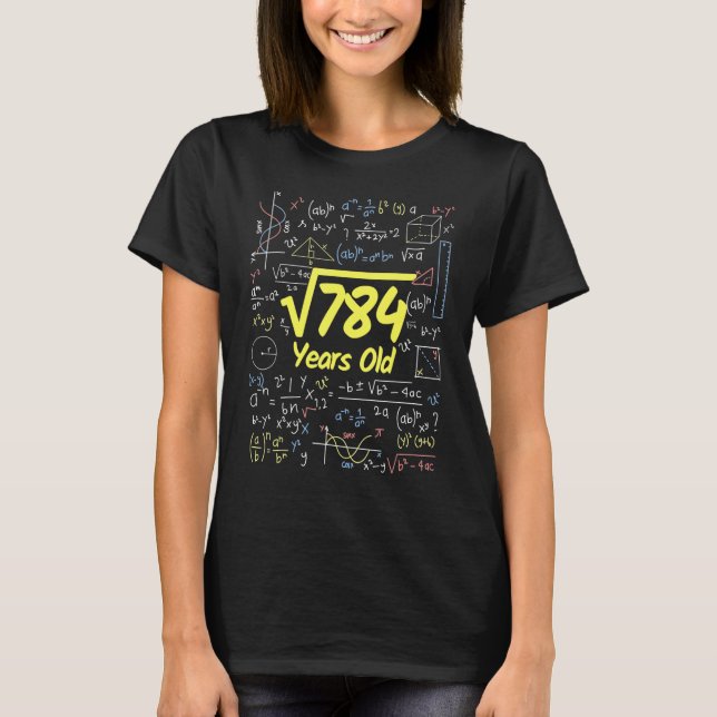 T-shirt Racine carré de 784 28 ans Anniversaire 1 (Devant)