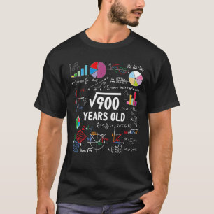 T-shirt Racine carré De 900 30e Anniversaire 30 ans maths