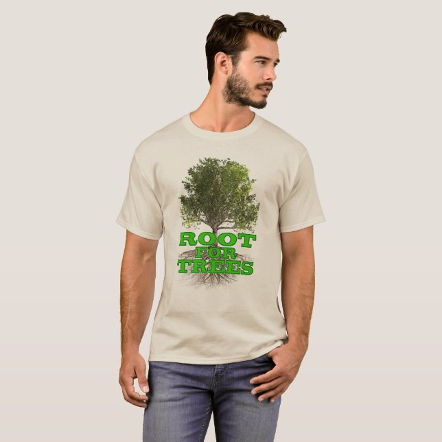 T-shirt "Racine chemise légère pour arbres" (Devant entier)