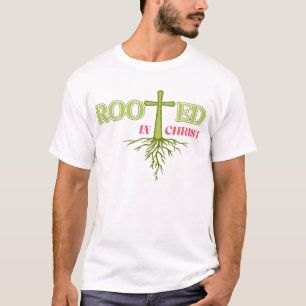 T-shirt Racine dans Christ Christian Faith Chemise