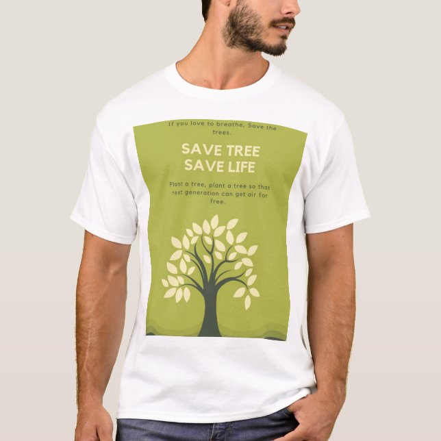 T-shirt "Racine pour l'avenir" 🌳 (Devant)