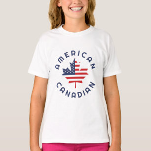 T-shirt Racines américaines canadiennes
