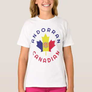 T-shirt Racines andorranes canadiennes