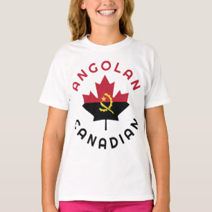 T-shirt Racines angolaises canadiennes
