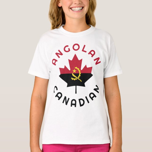 T-shirt Racines angolaises canadiennes (Devant)