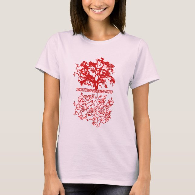T-shirt racines&arbre&t (Devant)