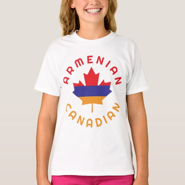 T-shirt Racines arméniennes canadiennes (Devant)