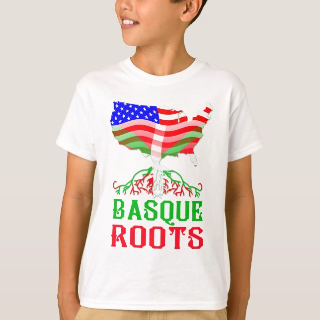 T-shirt Racines basques américaines (Devant)