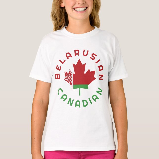 T-shirt Racines canadiennes biélorusses (Devant)