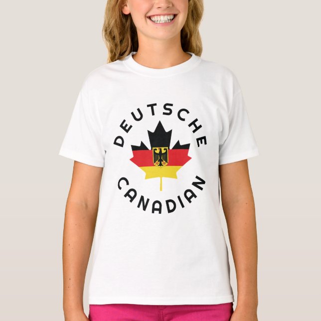 T-shirt Racines canadiennes Deutsche (Devant)