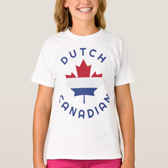 T-shirt Racines canadiennes néerlandaises (Devant)