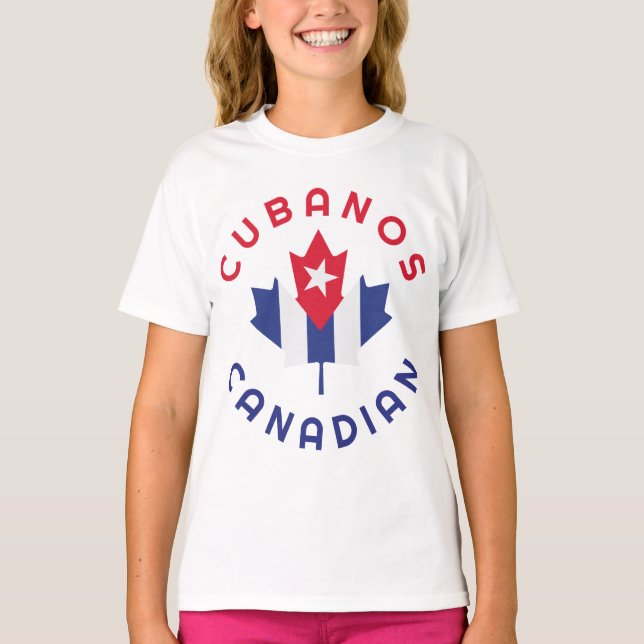 T-shirt Racines des Cubanos canadiens (Devant)