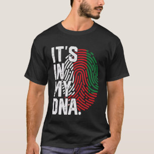 T-shirt Racines d'Oman Drapeau Empreinte digitale Graphiqu