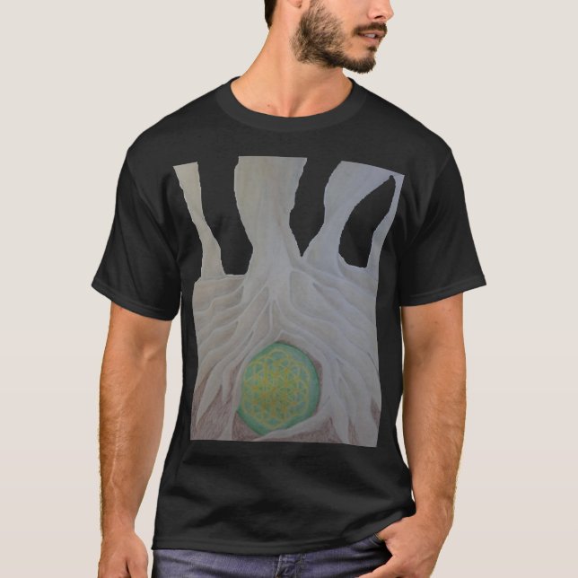 T-shirt Racines d'un arbre de Banyan (Devant)