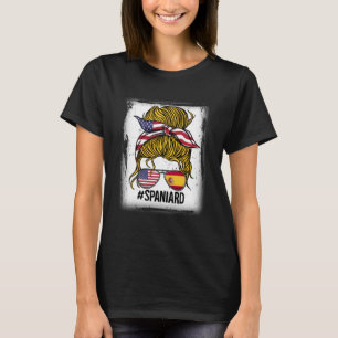 T-shirt Racines Espagne de fille espagnole