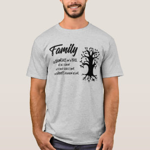 T-shirt Racines et branches de l'arbre généalogique