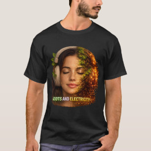 T-shirt Racines et Électricité — Symbiose House Organique