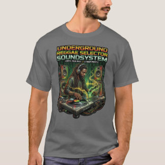 T-shirt Racines Futures Dans Le Cyberespace Reggae Jamaïca