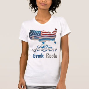 T-shirt Racines grecques américaines