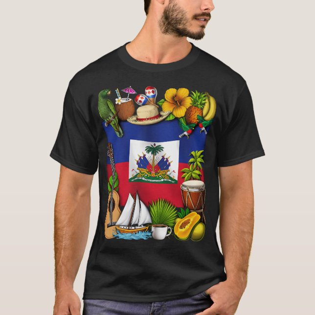 T-shirt Racines Haïtiennes (Devant)