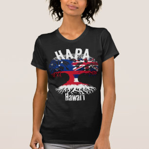 T-SHIRT RACINES HAPA SAMOA HAWAII
