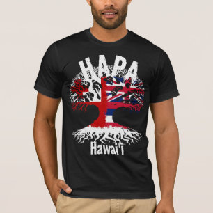 T-SHIRT RACINES HAPA TONGA HAWAII