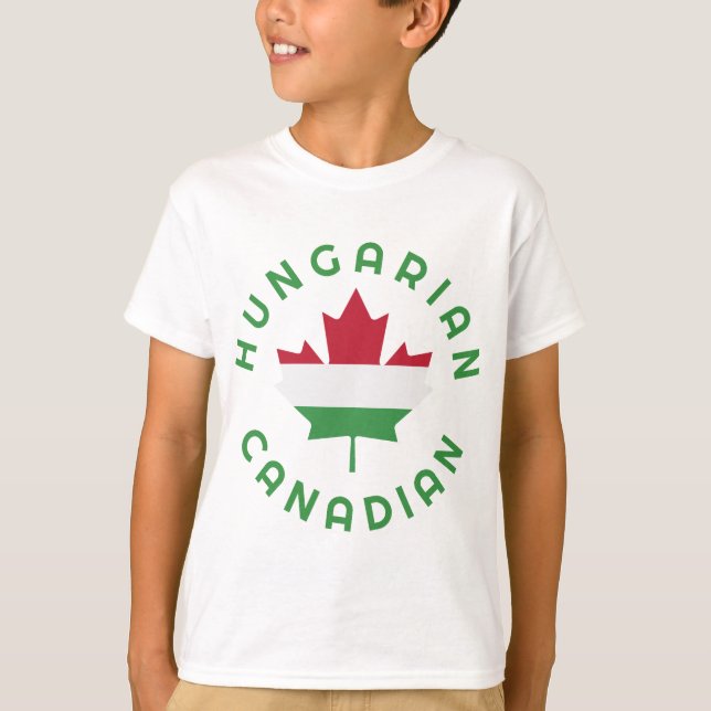 T-shirt Racines hongroises canadiennes (Devant)