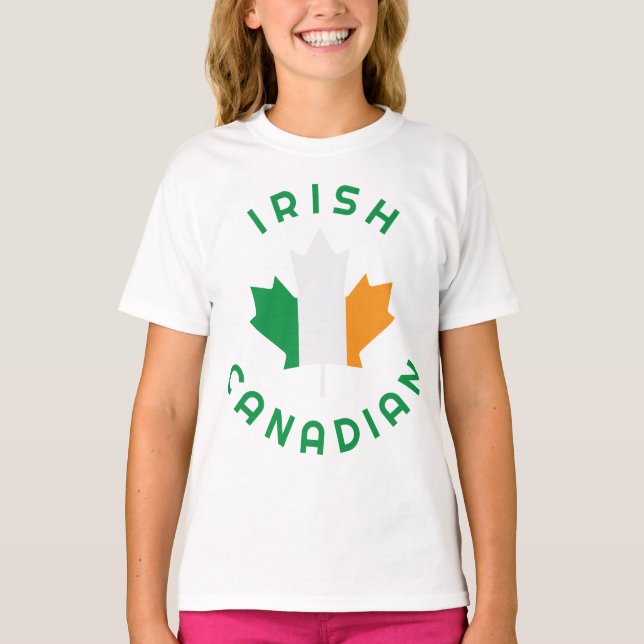 T-shirt Racines irlandaises canadiennes (Devant)