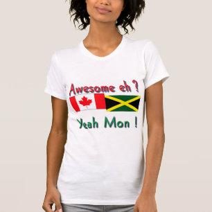 T-shirt racines jamaïcaines-canadiennes