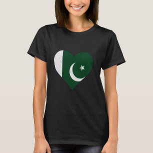 T-shirt Racines pakistanaises Cœur Fierté pakistanaise Dra
