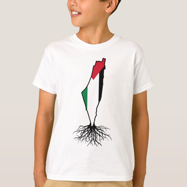T-shirt racines palestiniennes (Devant)