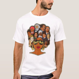T-shirt Racines puissantes Mois de l'histoire noire J'aime