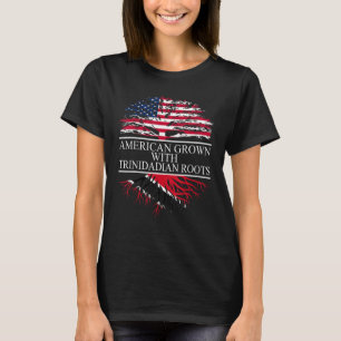 T-shirt Racines trinidadiennes, Drapeau de Trinité-et-Toba