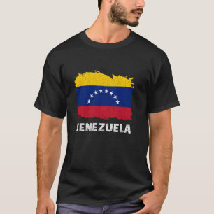 T-shirt Racines vénézuéliennes Drapeau du Venezuela Vintag