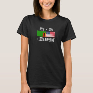 T-shirt Racines zambiennes Zambie Américain zambien Premiu