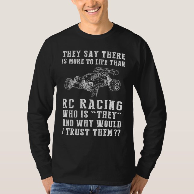 T-shirt Racing, Rire, Répéter : Ils défient avec RC Car (Devant)