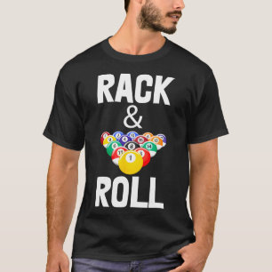 T-shirt Rack&amp ; Roll Tee - shirt Billiard Ball Tee - sh