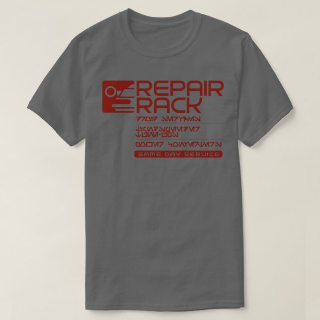 T-shirt Rack de réparation (Design devant)