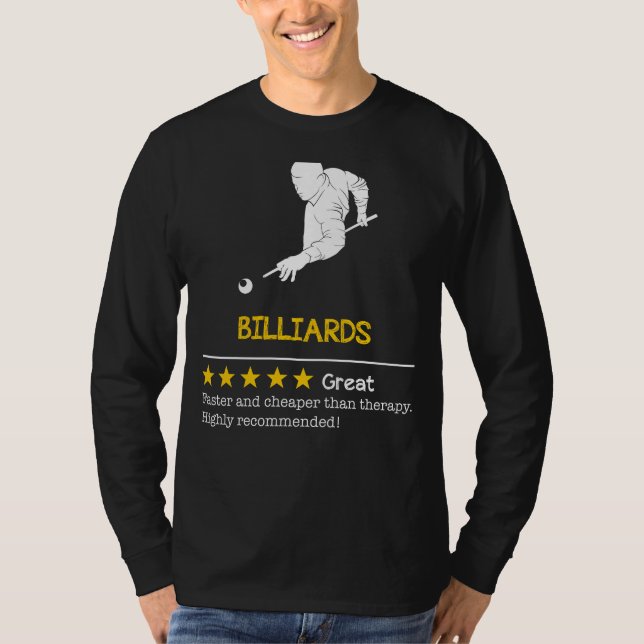 T-shirt Rack Up Joy avec Billard : moins cher, plus rapide (Devant)