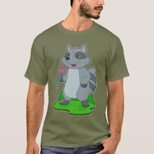 T-shirt Racoon Darts Dart