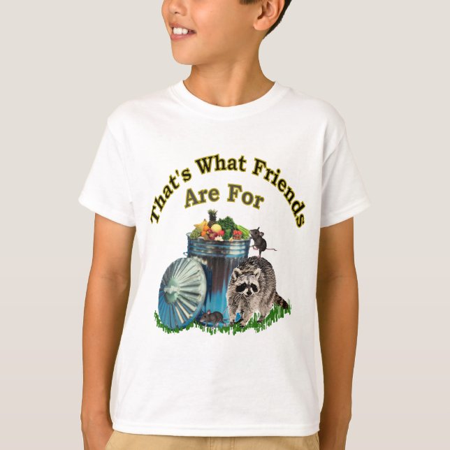T-shirt Racoon Friends (Devant)