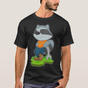 T-shirt Racoon Handyman Wrench