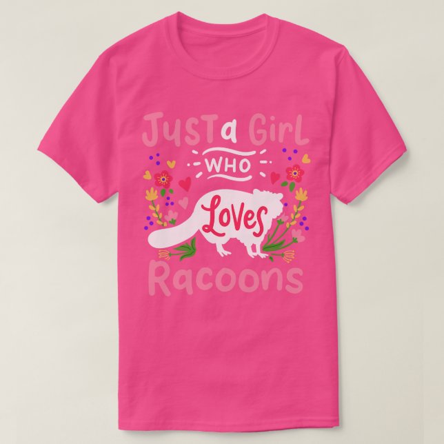 T-shirt Racoons Racoon Lover 1 (Design devant)