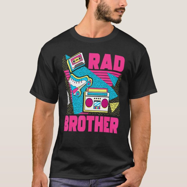 T-shirt Rad Brother 90s Nostalgie esthétique 1990's Retro  (Devant)