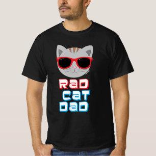 T-shirt RAD CAT DAD Lunettes de soleil Cat
