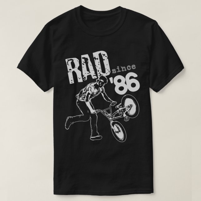 T-shirt Rad depuis 1986 BMX (Design devant)