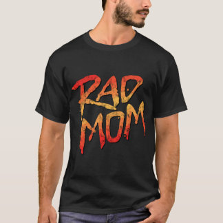 T-shirt RAD MOM - 80s Nostalgic Cadeau pour Maman, Anniver